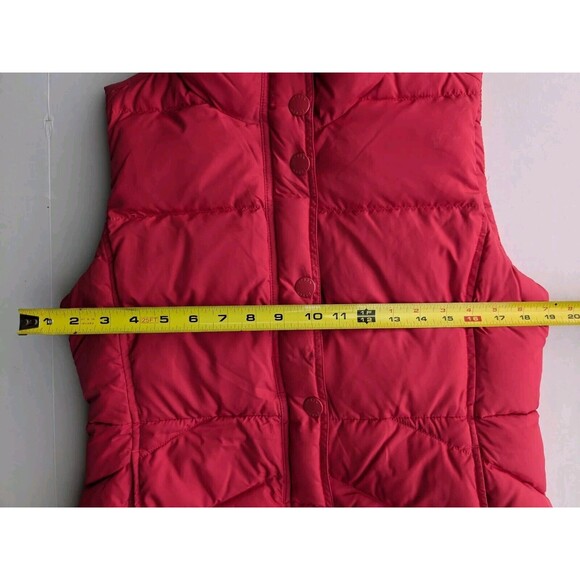 J Crew Full Zip Insulated Down Puffer Vest, Pink, Women Size S down fill - Picture 9 of 10
